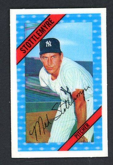 1972 Kelloggs #050 Mel Stottlemyre Yankees NR-MT 530121