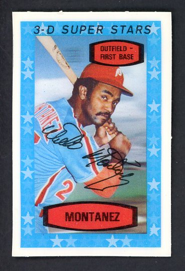 1975 Kelloggs Baseball #031 Willie Montanez Phillies NR-MT 530155