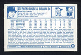 1975 Kelloggs Baseball #041 Steve Braun Twins NR-MT 530158