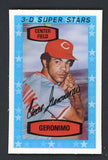 1975 Kelloggs Baseball #050 Cesar Geronimo Reds NR-MT 530162