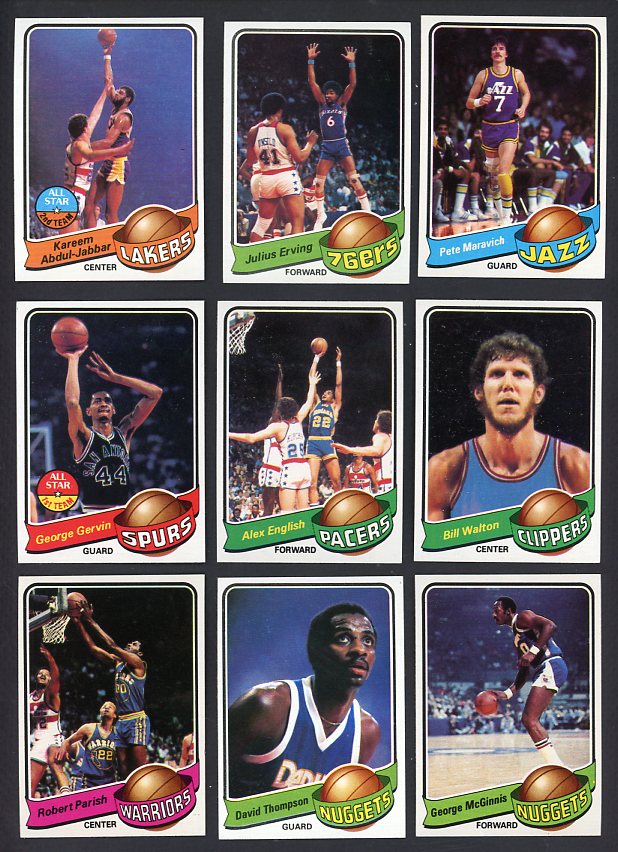 1979 Topps Basketball Complete Set EX-MT/NR-MT Jabbar Erving 530169