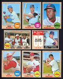 1968 Topps Baseball Near Set (No Ryan) EX-MT Bench Mantle Mays 530171