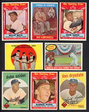 1959 Topps Baseball Near Set (No #10 #564) Gibson Aaron Mays 530172