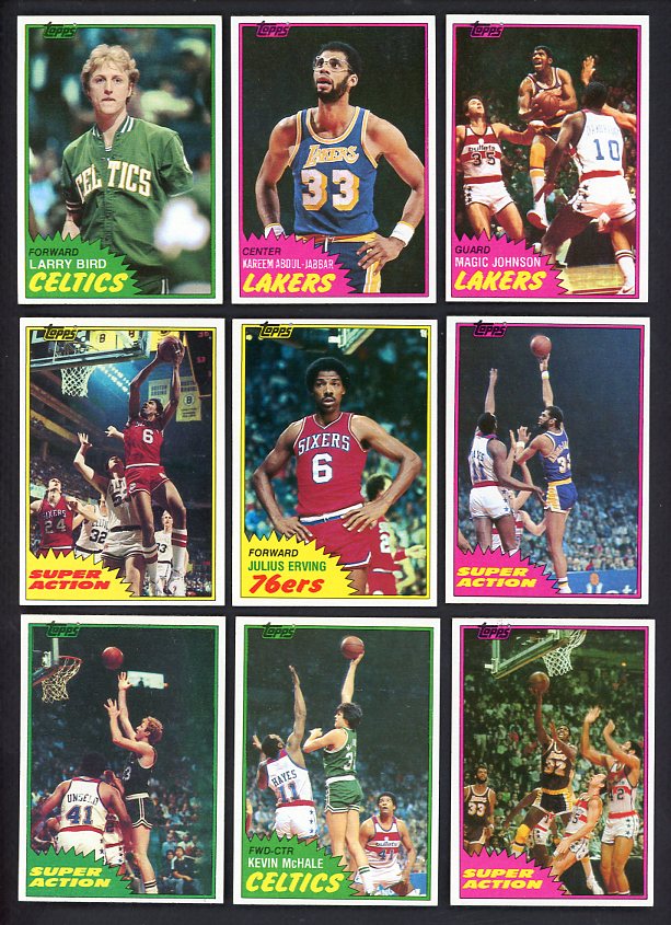 1981 Topps Basketball Complete Set EX-MT/NR-MT Bird Johnson 530186