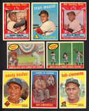 1959 Topps Baseball Complete Set Mid Grade Gibson Mantle Aaron 530188