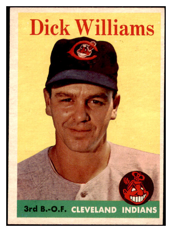 1958 Topps Baseball #079 Dick Williams Indians EX-MT 530229