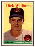 1958 Topps Baseball #079 Dick Williams Indians EX-MT 530229
