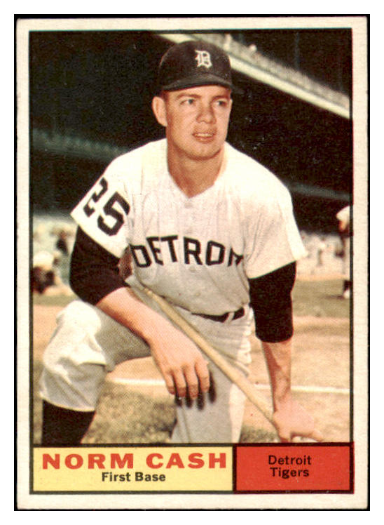 1961 Topps Baseball #095 Norm Cash Tigers EX-MT 530237