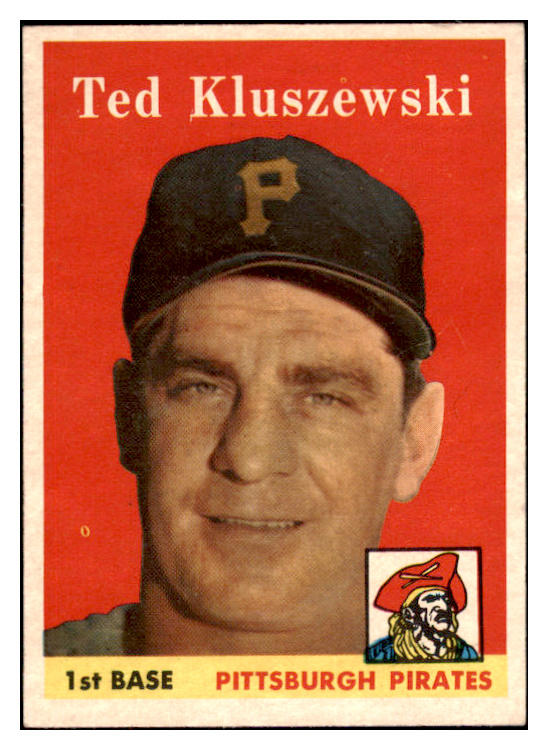 1958 Topps Baseball #178 Ted Kluszewski Pirates EX-MT 530239