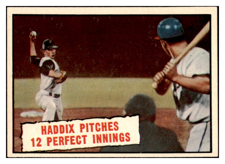 1961 Topps Baseball #410 Harvey Haddix IA Pirates EX-MT 530257