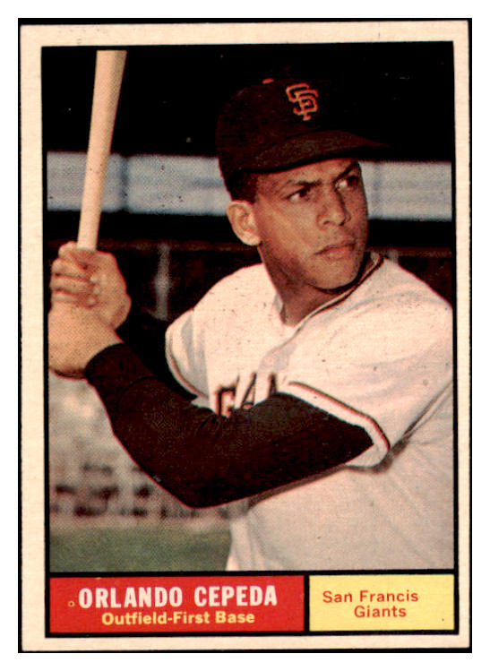 1961 Topps Baseball #435 Orlando Cepeda Giants NR-MT 530266