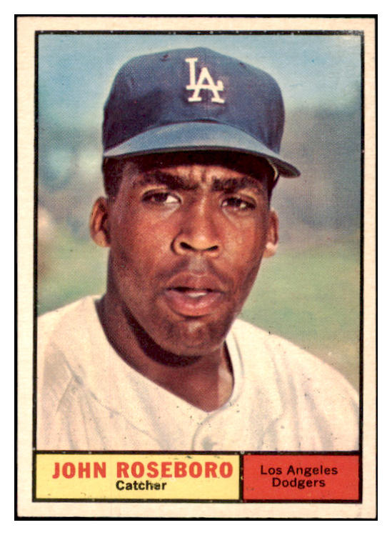 1961 Topps Baseball #363 John Roseboro Dodgers NR-MT 530270