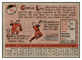 1958 Topps Baseball #448 Charlie Lau Tigers NR-MT 530281
