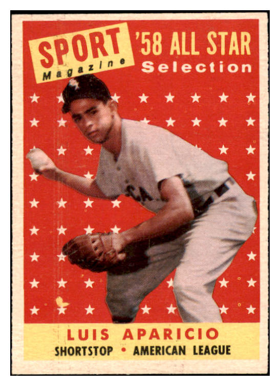 1958 Topps Baseball #483 Luis Aparicio A.S. White Sox NR-MT 530285
