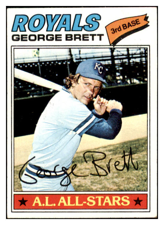 1977 Topps Baseball #580 George Brett Royals EX-MT 530289