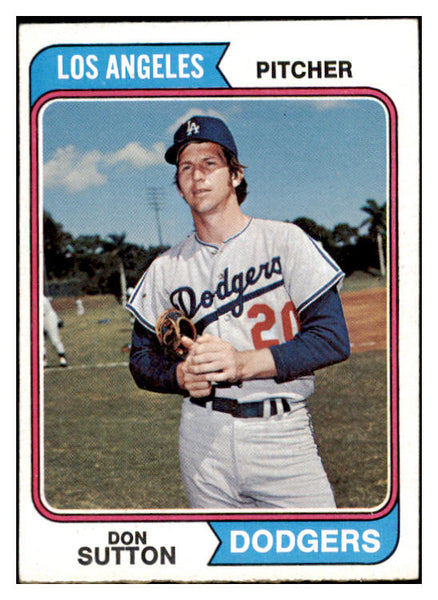 1974 Topps Baseball #220 Don Sutton Dodgers EX-MT 530296