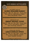 1973 Topps Baseball #614 Dwight Evans Red Sox EX-MT 530303