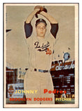 1957 Topps Baseball #277 Johnny Podres Dodgers EX+/EX-MT 530309