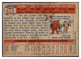 1957 Topps Baseball #312 Tony Kubek Yankees EX+/EX-MT 530311