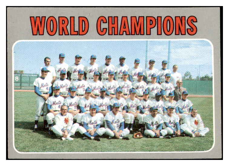 1970 Topps Baseball #001 New York Mets Team EX-MT 530316