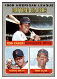1970 Topps Baseball #062 A.L. Batting Leaders Rod Carew EX-MT 530317