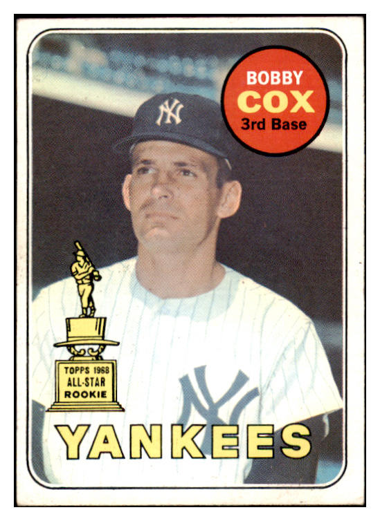 1969 Topps Baseball #237 Bobby Cox Yankees EX-MT 530323