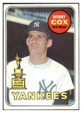 1969 Topps Baseball #237 Bobby Cox Yankees EX-MT 530323