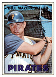 1967 Topps Baseball #510 Bill Mazeroski Pirates NR-MT 530324