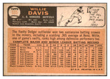 1966 Topps Baseball #535 Willie Davis Dodgers EX-MT 530335