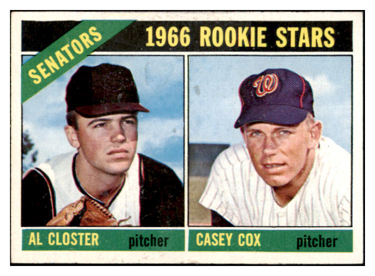 1966 Topps Baseball #549 Casey Cox Senators EX-MT 530336