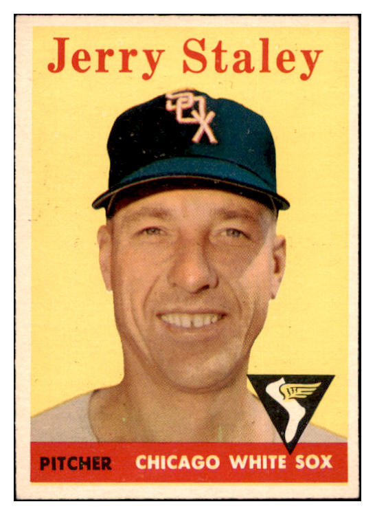 1958 Topps Baseball #412 Jerry Staley White Sox EX-MT 530343