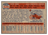 1957 Topps Baseball #326 Pedro Ramos Senators EX-MT 530344