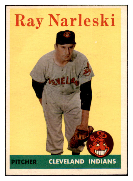 1958 Topps Baseball #439 Ray Narleski Indians EX-MT 530346