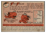 1958 Topps Baseball #411 Tony Taylor Cubs EX-MT 530351