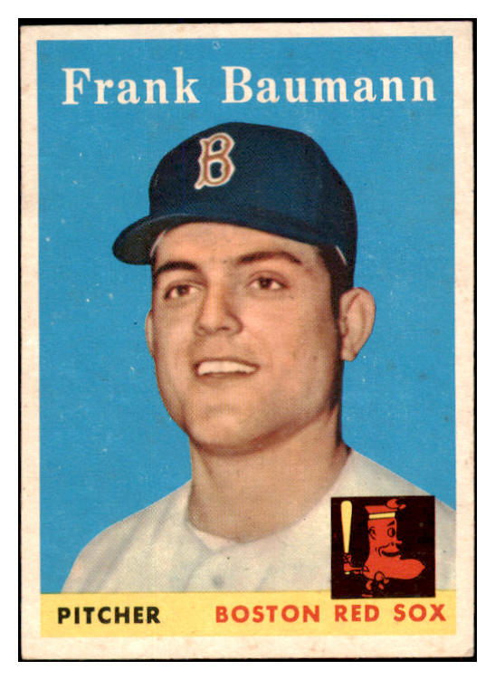 1958 Topps Baseball #167 Frank Baumann Red Sox EX-MT 530367