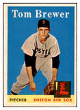 1958 Topps Baseball #220 Tom Brewer Red Sox EX-MT 530369