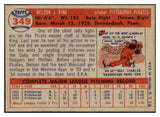 1957 Topps Baseball #349 Nelson King Pirates EX-MT 530372