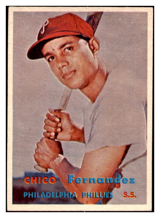 1957 Topps Baseball #305 Chico Fernandez Phillies EX-MT 530375