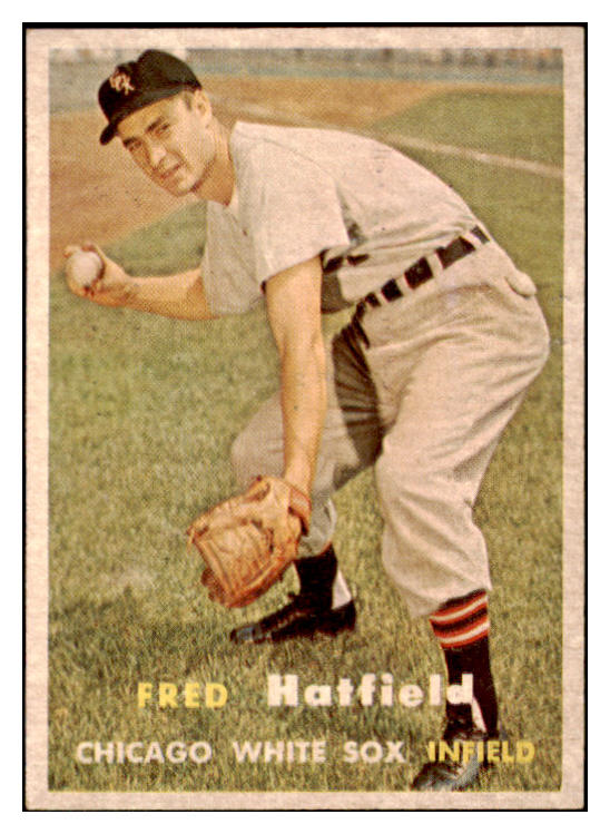 1957 Topps Baseball #278 Fred Hatfield White Sox EX-MT 530377