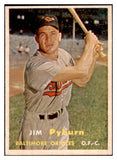 1957 Topps Baseball #276 Jim Pyburn Orioles EX-MT 530378