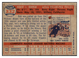 1957 Topps Baseball #332 Bob Bowman Phillies EX-MT 530392