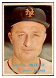 1957 Topps Baseball #291 Windy McCall Giants EX-MT 530399