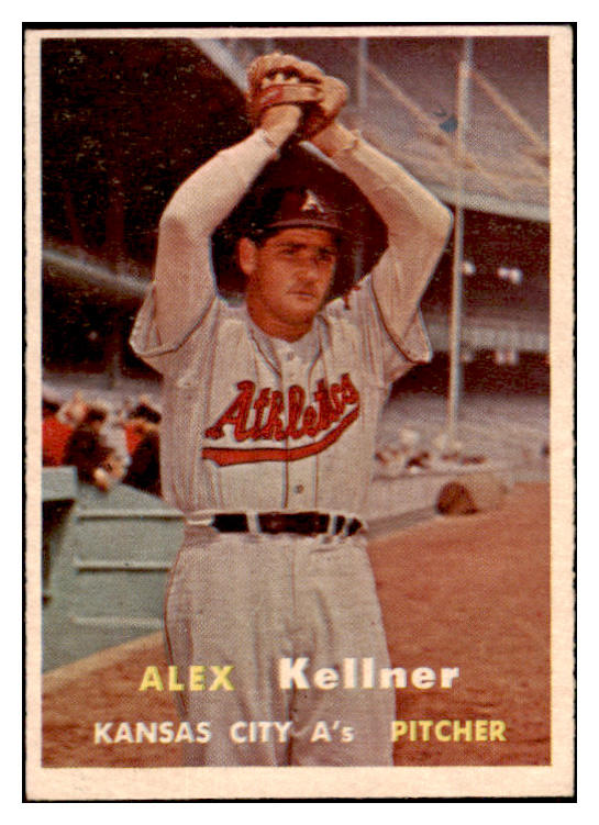 1957 Topps Baseball #280 Alex Kellner A's EX-MT 530410