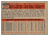 1957 Topps Baseball #280 Alex Kellner A's EX-MT 530410