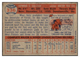 1957 Topps Baseball #336 Haywood Sullivan Red Sox EX-MT 530412