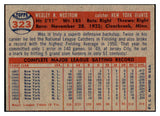 1957 Topps Baseball #323 Wes Westrum Giants EX-MT 530419