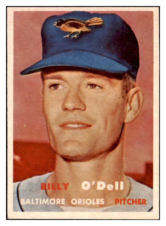 1957 Topps Baseball #316 Billy O'Dell Orioles EX-MT 530421