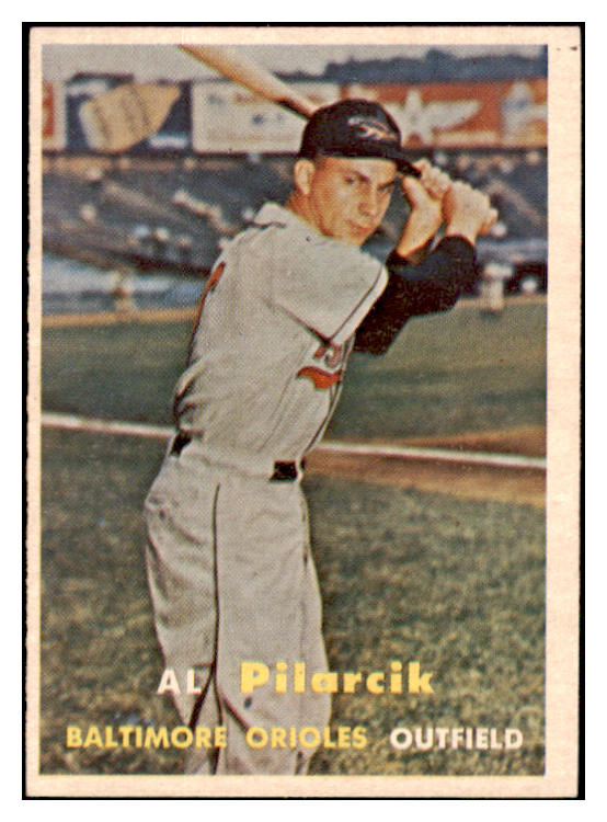 1957 Topps Baseball #311 Al Pilarcik Orioles EX-MT 530426