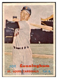 1957 Topps Baseball #304 Joe Cunningham Cardinals EX-MT 530431