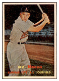 1957 Topps Baseball #298 Irv Noren A's EX-MT 530435